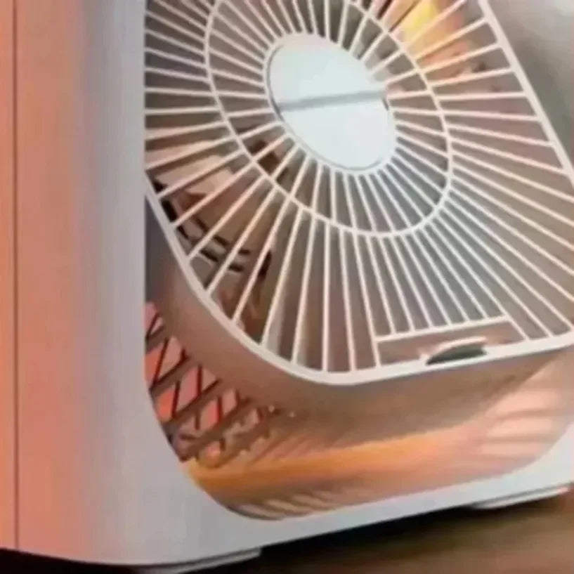 Summer Multifunctional Desktop Fan Air Humidifier Five-Hole Spray Fan 3 in 1 Silent Air Cooler Portable Practical Cooling Fan