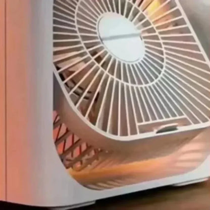 Summer Multifunctional Desktop Fan Air Humidifier Five-Hole Spray Fan 3 in 1 Silent Air Cooler Portable Practical Cooling Fan